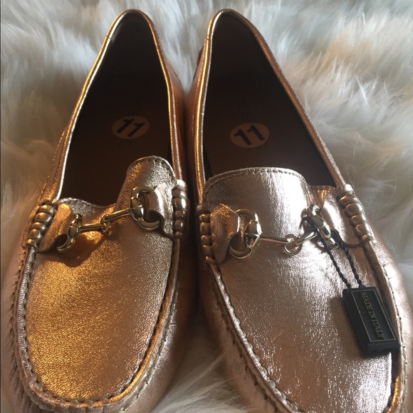 Boemos Shoes - Boemos Rose Gold iItalian Leather Driving Shoes